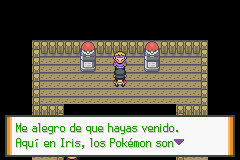 Morty espera al final del camino invisible del Gimnasio de Ciudad Iris